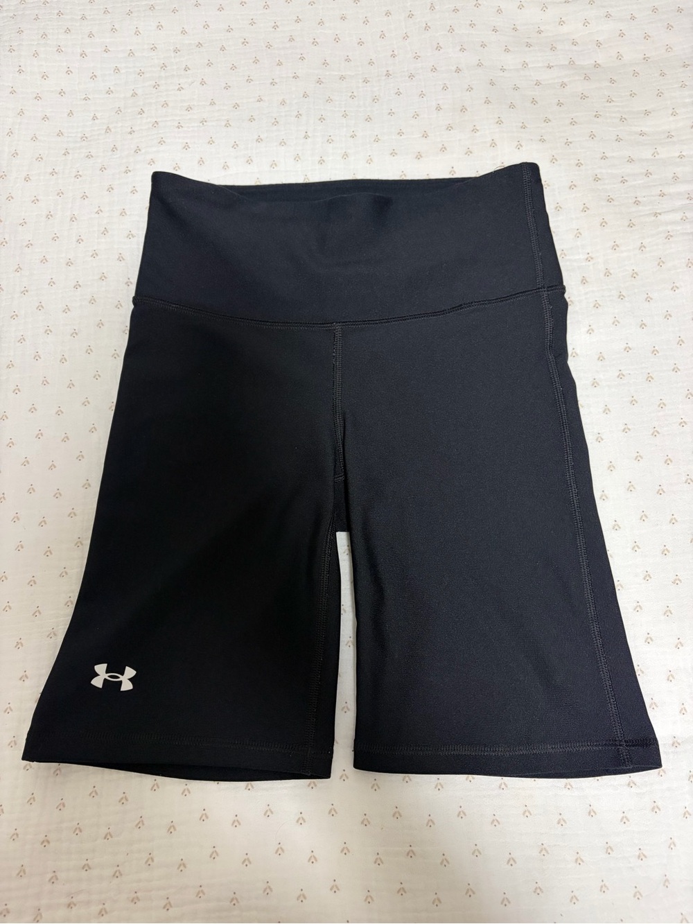 Under Armour Black High-Waist Bike Shorts